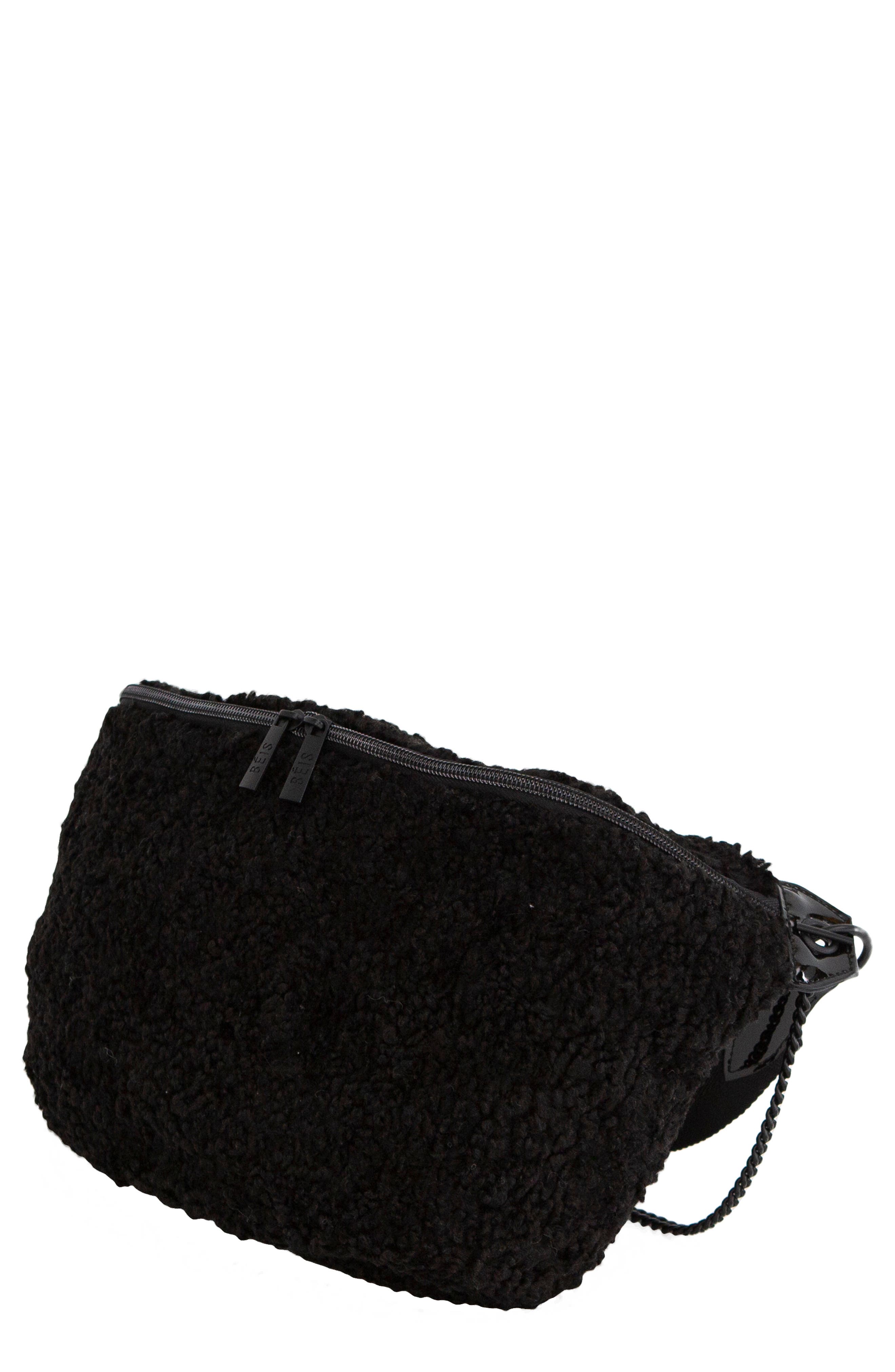 shearling fanny pack