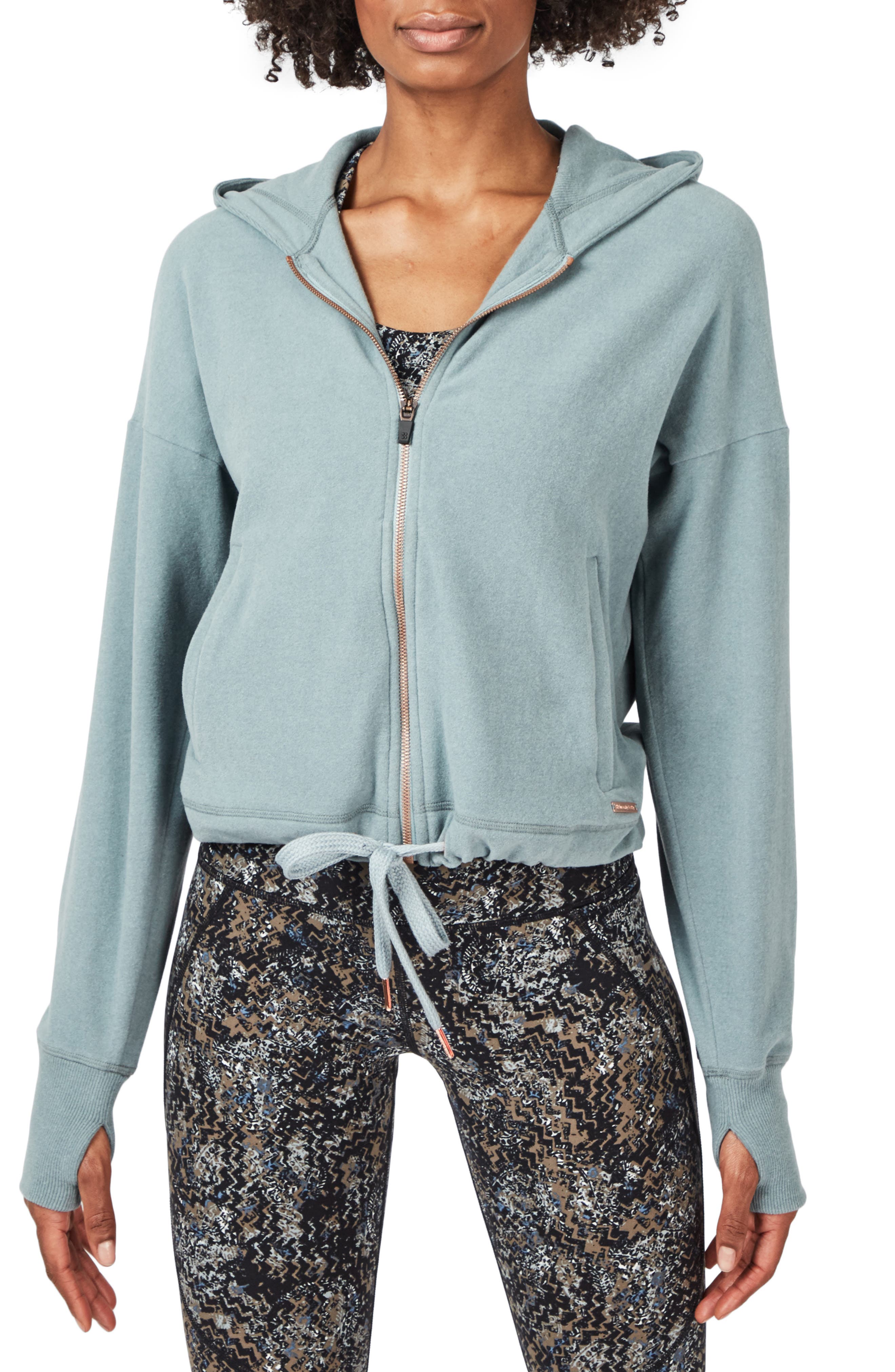 sweaty betty zip up hoodie