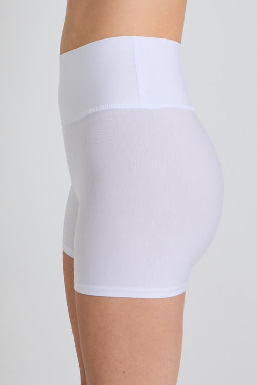 Goldie Byrd All Day Liner Shorts In White