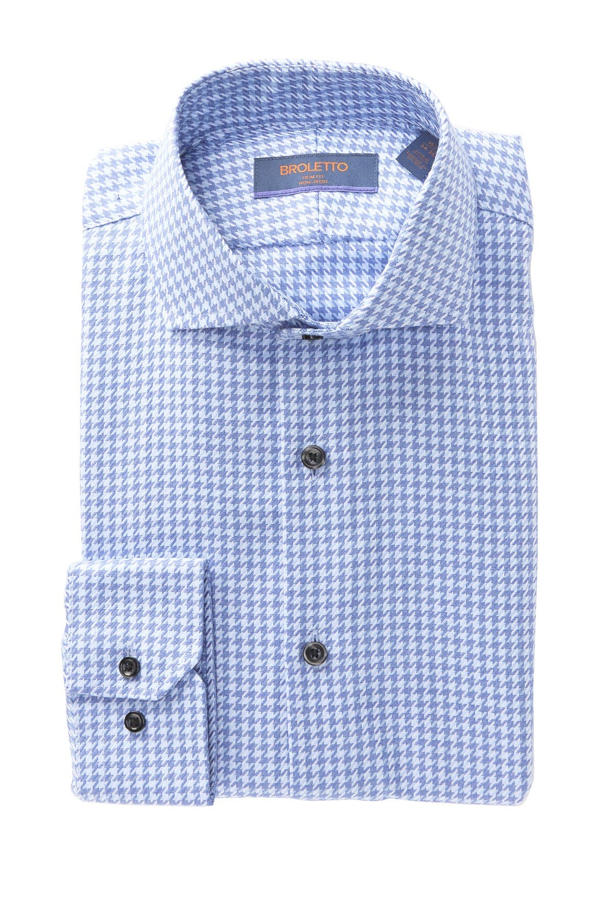 broletto trim fit dress shirt