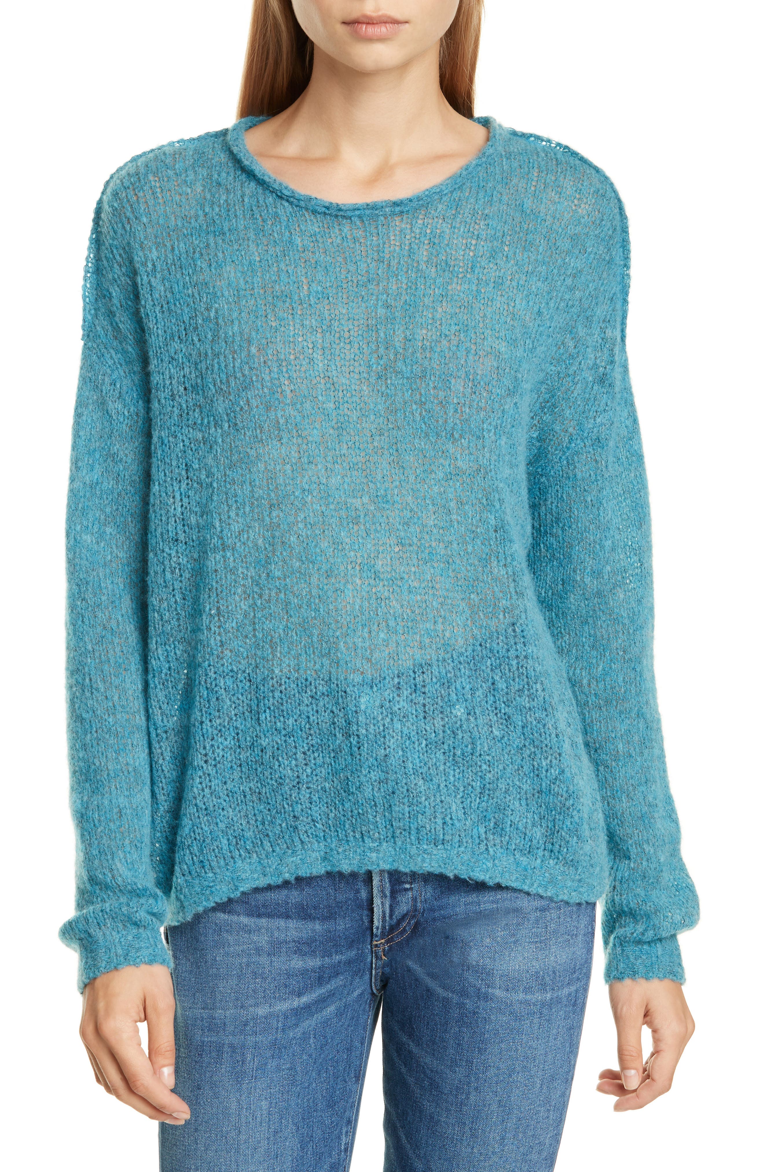 loose crew neck sweater