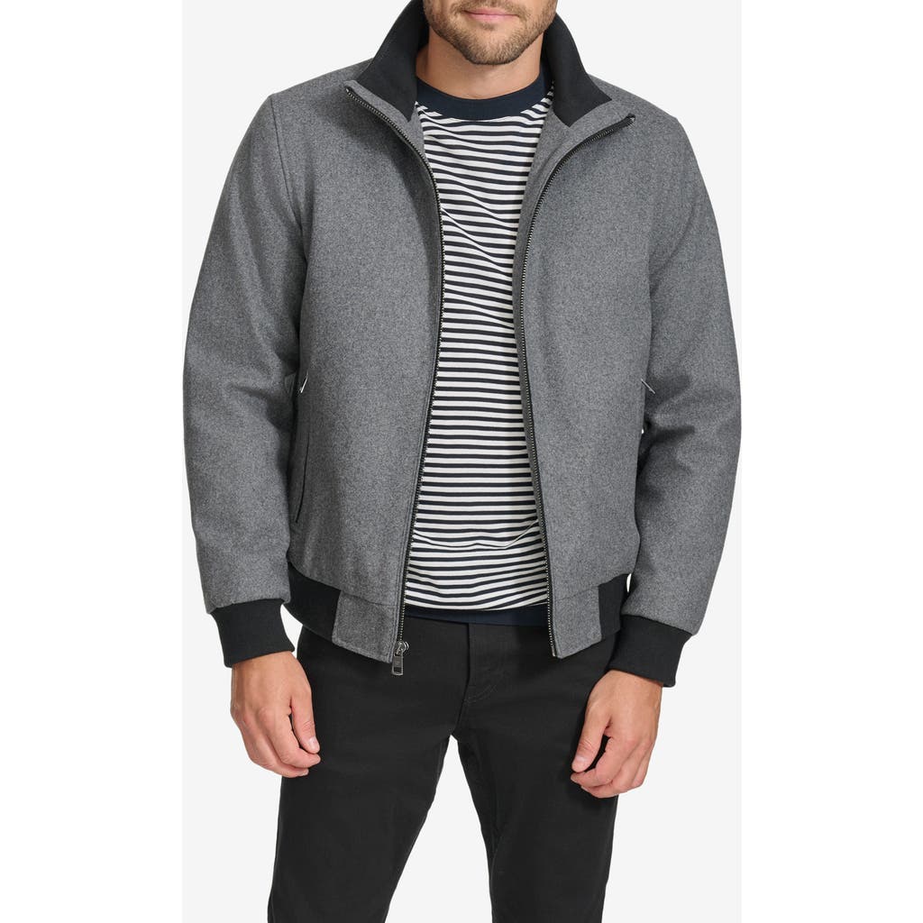 CALVIN KLEIN CALVIN KLEIN WOOL BLEND BOMBER JACKET