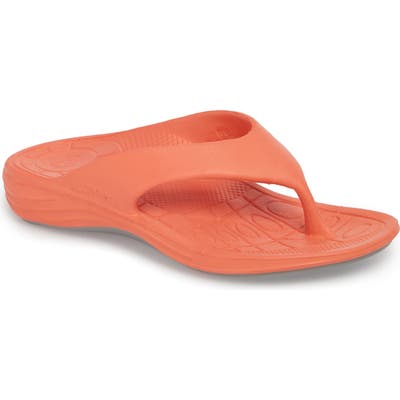 Aetrex Lynco Flip Flop, Orange