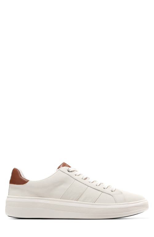 Cole Haan Grand Crosscourt Premier Sneaker In Ivory/white/british Tan