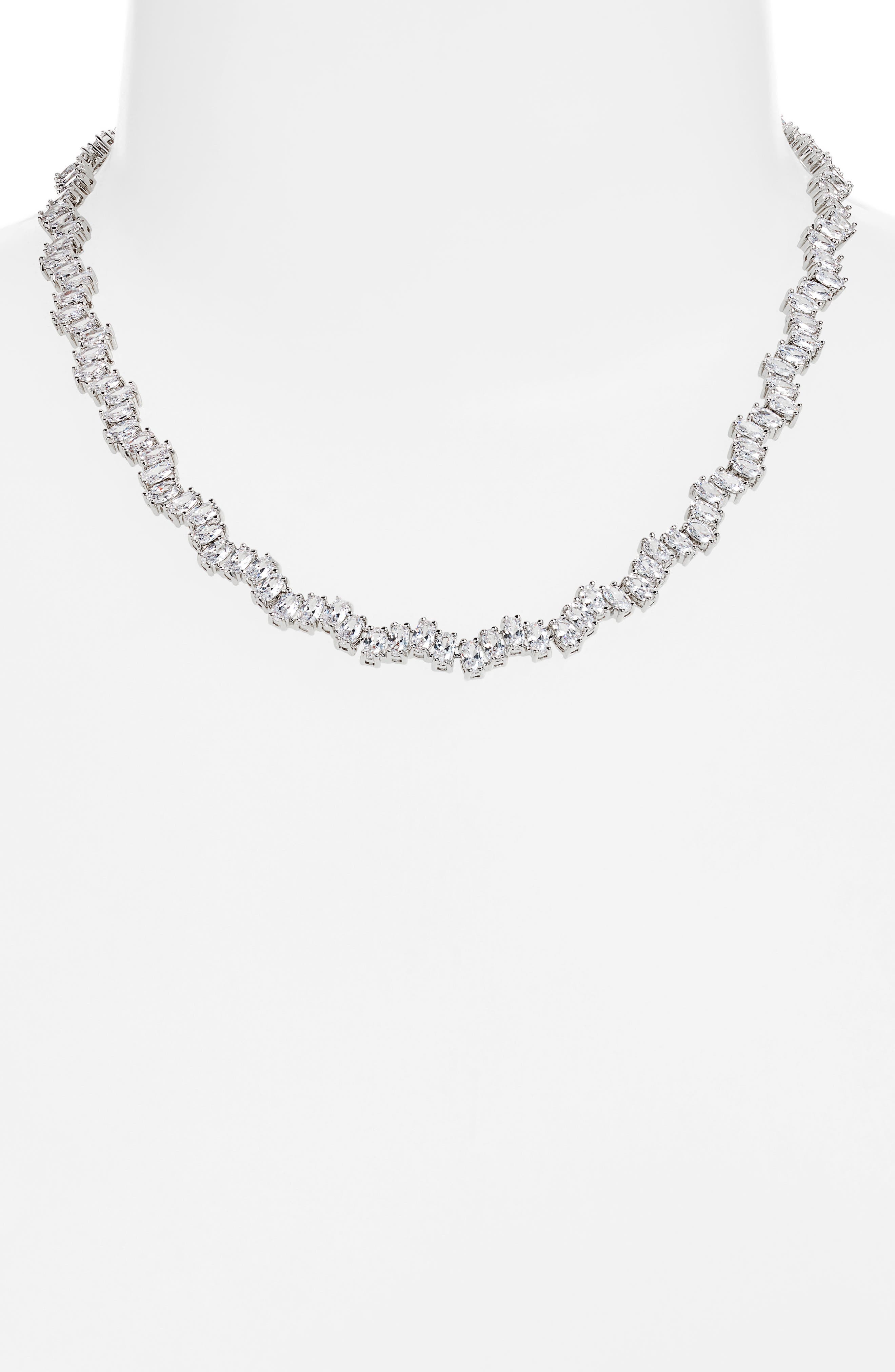 Nordstrom Cubic Zirconia Tennis Necklace Nordstrom