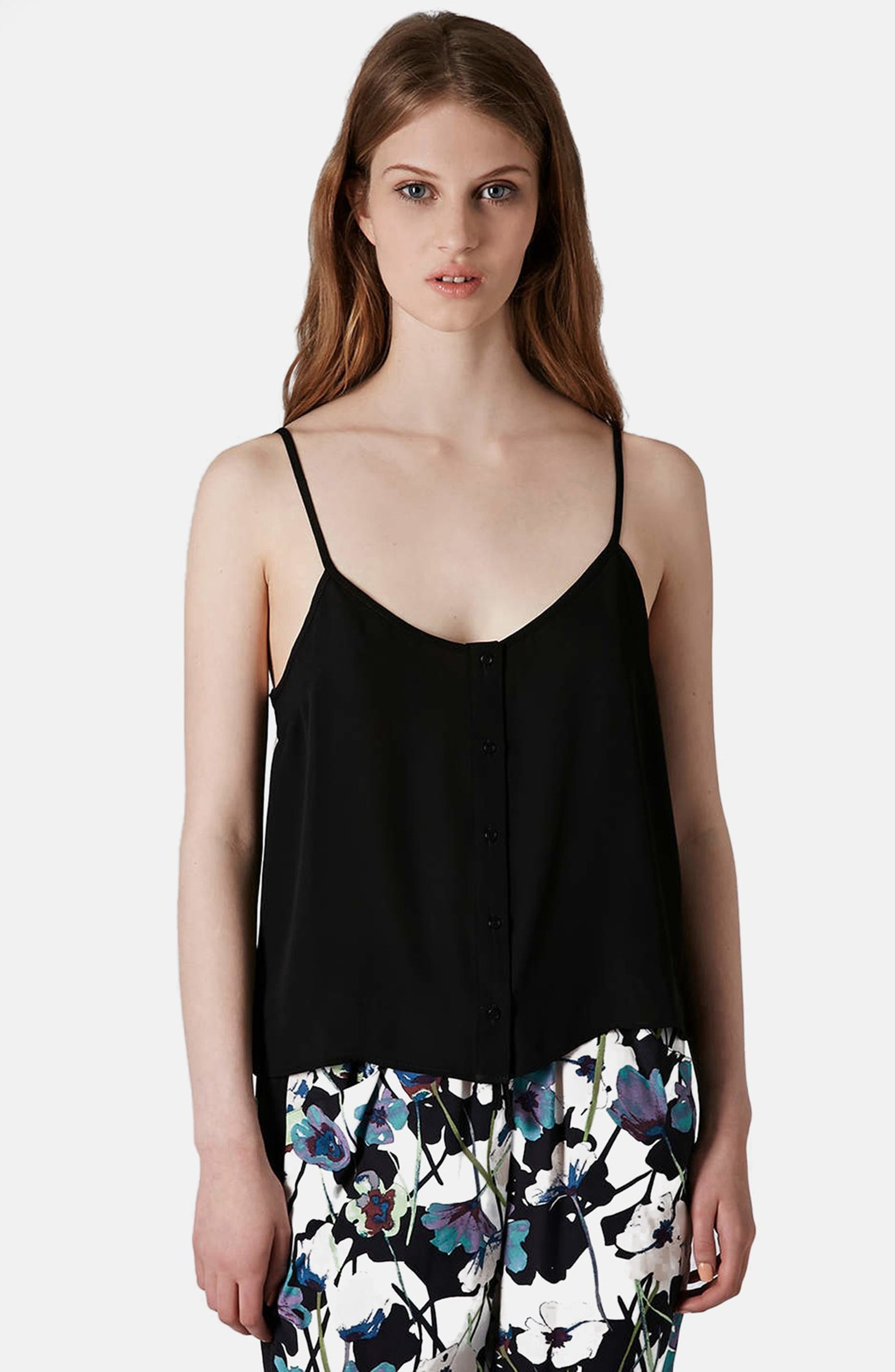 Topshop Front Button Camisole | Nordstrom