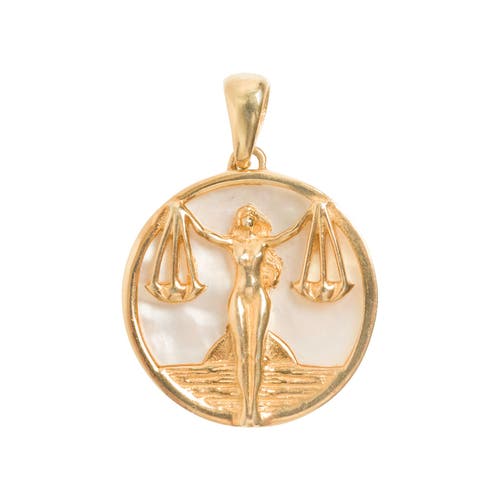 Freya Rose Zodiac Pendant In Libra