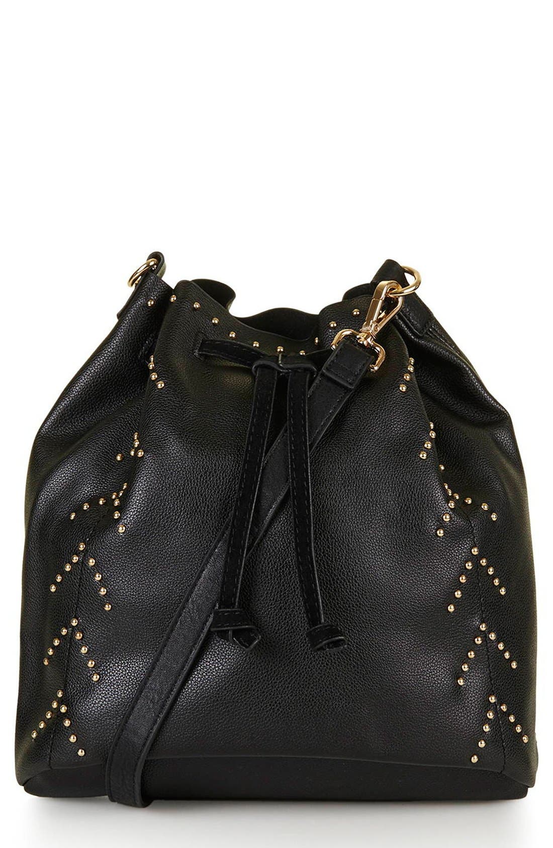 Drawstring Faux Leather Bucket Bag Nordstrom