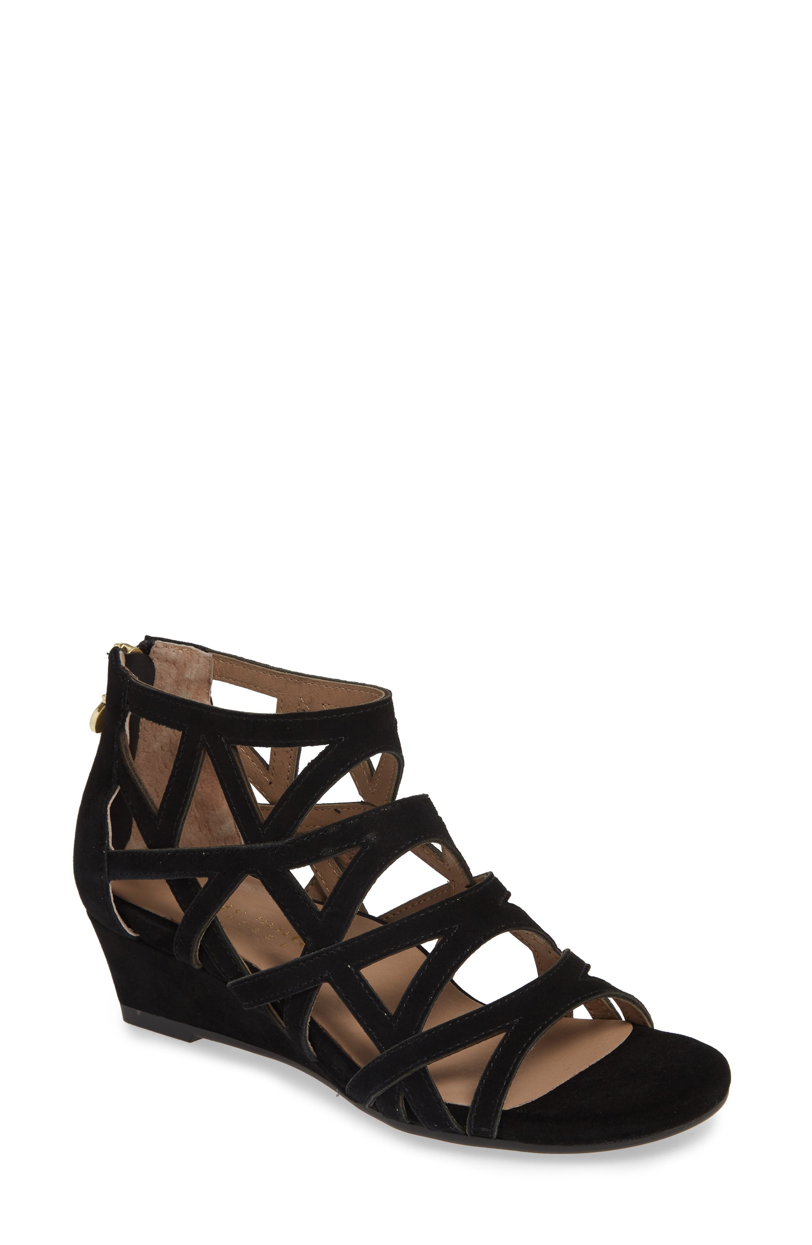 Bettye Muller Concepts Sashi Cutout Sandal, Black