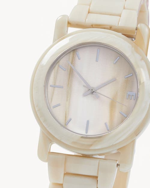 Machete Mono Watch In Alabaster