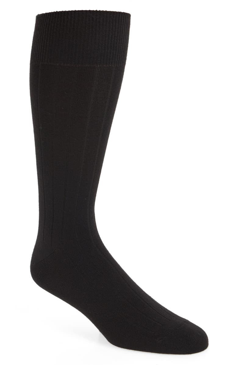 Nordstrom Men's Shop Ultra Soft Solid Ribbed Socks (3 for $30) | Nordstrom
