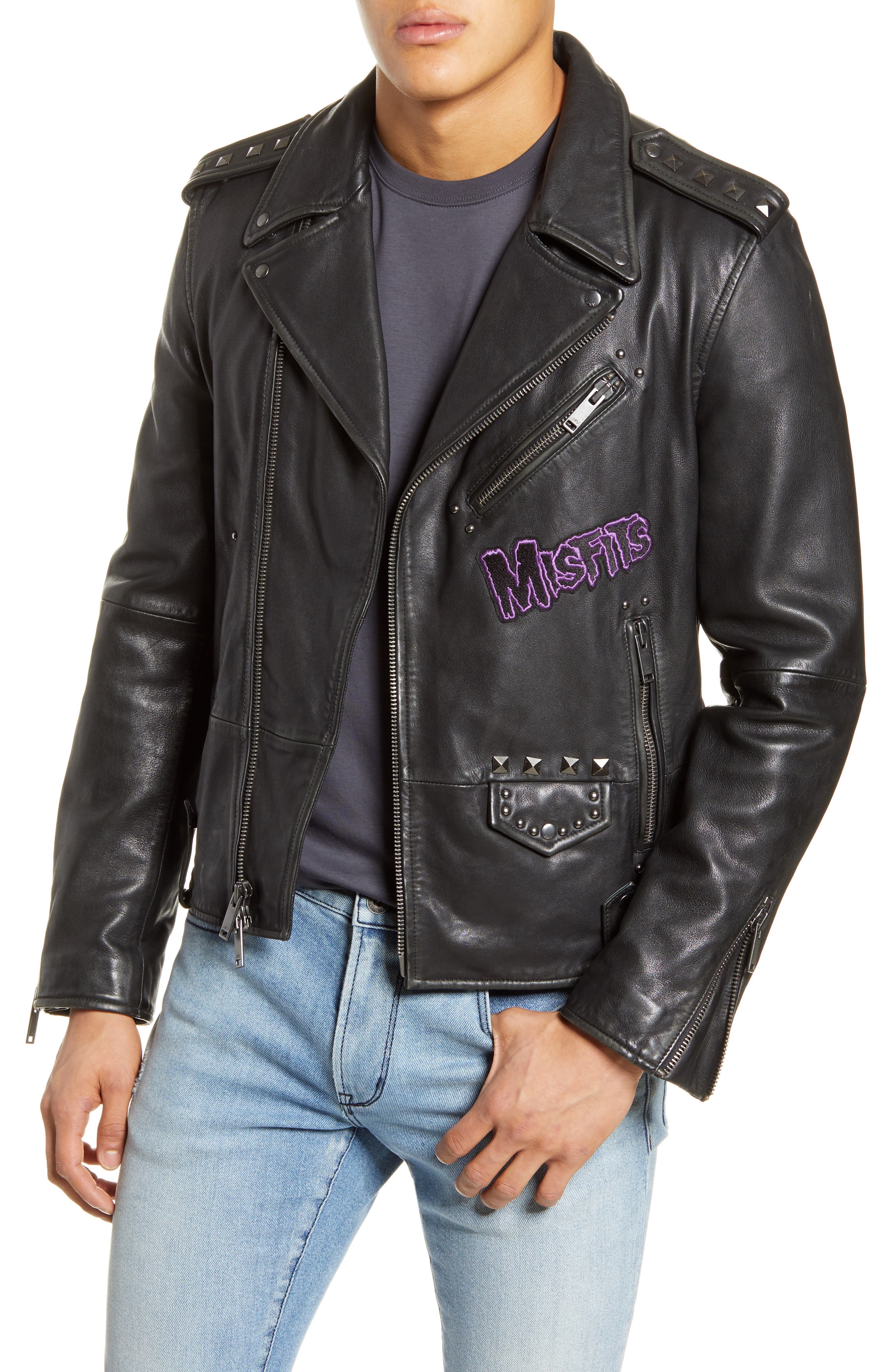 misfits leather jacket