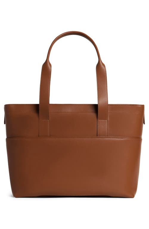 Shop Monos Metro Tote In Mahogany