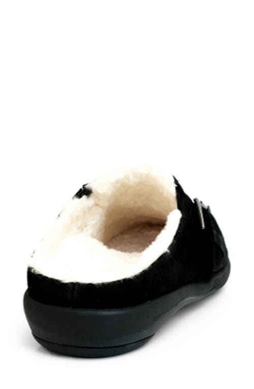 Shop Revitalign Siesta Faux Fur Lined Clog In Black