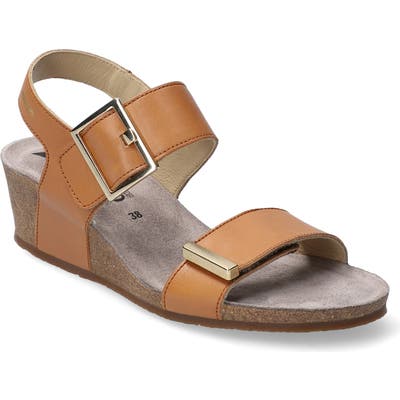 Mephisto Morgana Wedge Sandal, Brown