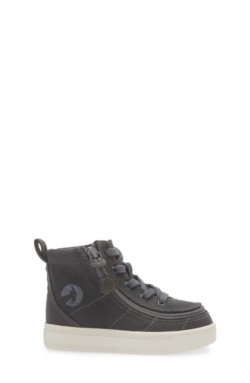 Shop Billy Footwear Kids' Classic High Top Sneaker In Charcoal/white