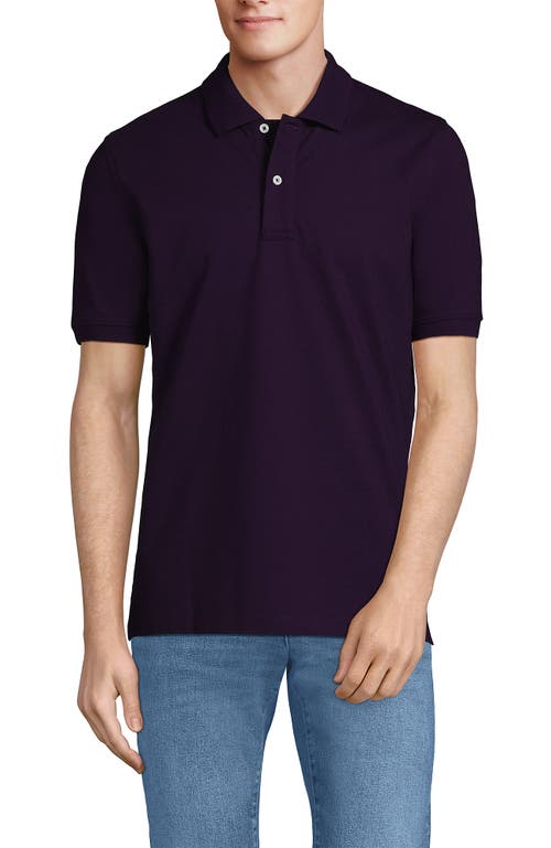 Shop Lands' End Short Sleeve Comfort-first Mesh Polo Shirt In Blackberry