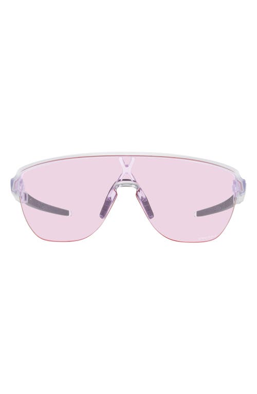 Oakley Corridor 42mm Semirimless Prizm Shield Sunglasses in Clear at Nordstrom