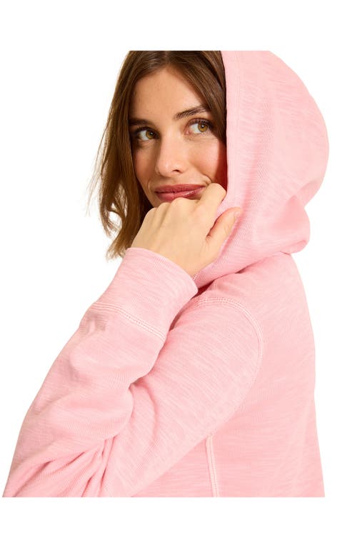 Shop Tommy Bahama Tobago Bay Cotton Blend Zip-up Hoodie In Bikini