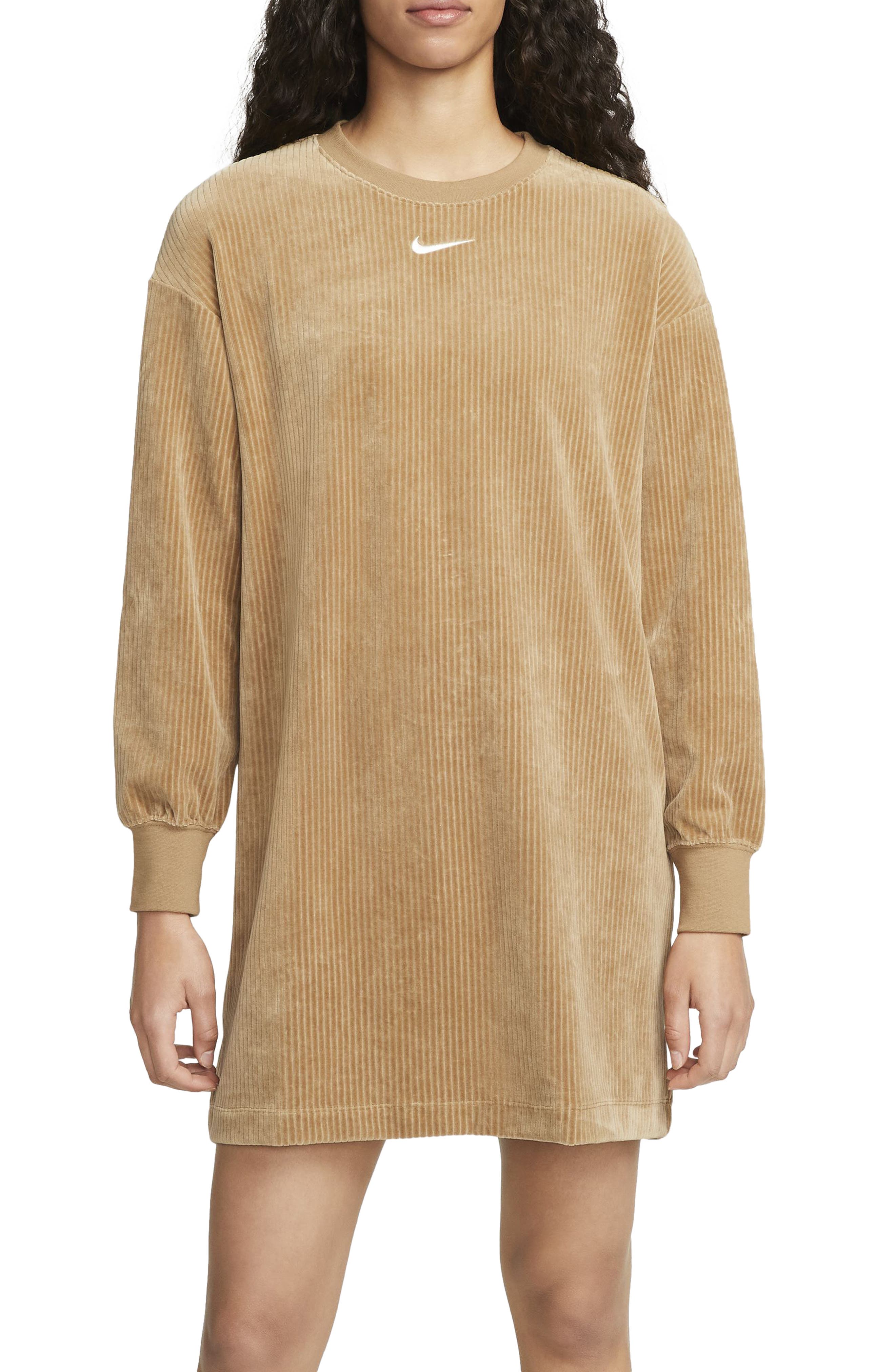 nike long sleeve sweatshirt dress