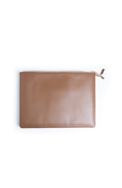 Shop Anthony Veer Kay Laptop Folio 13" In Brown