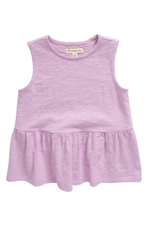 New Purple Fish shirt/ tank top for Girls size XL 14 Kids