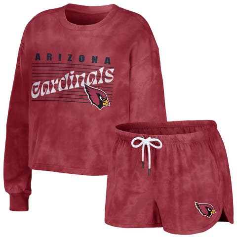 Men's New Era Cardinal Arizona Cardinals Current Raglan Long Sleeve T-Shirt Size: Small