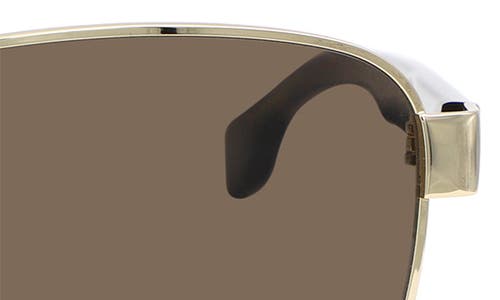 Hugo Boss Boss 60mm Square Sunglasses In Brown Gold