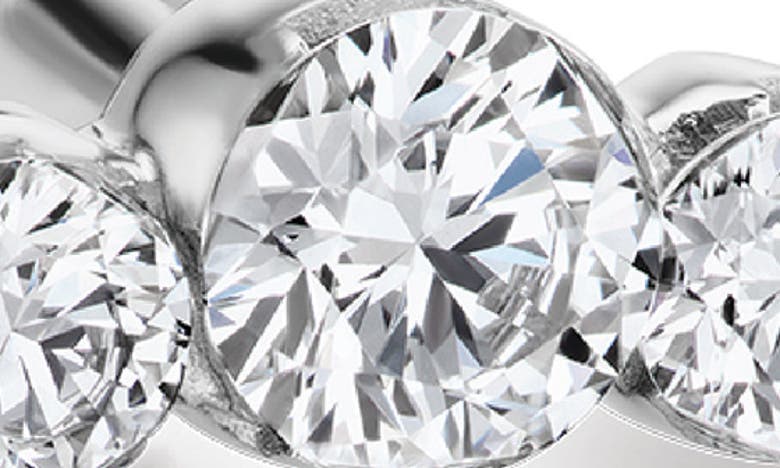 MARIA TASH MARIA TASH SINGLE INVISIBLE SET DIAMOND ARC STUD EARRING
