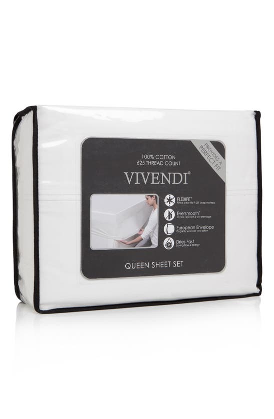 BEDHOG BEDHOG 4-PIECE 625 THREAD COUNT COTTON SHEET SET