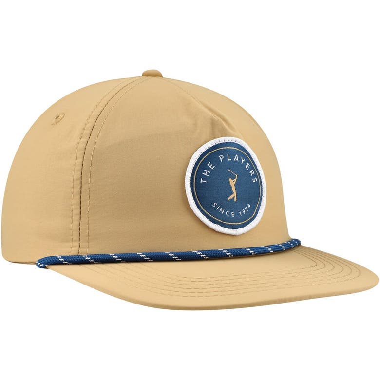 Shop Barstool Golf Khaki The Players Snapback Hat