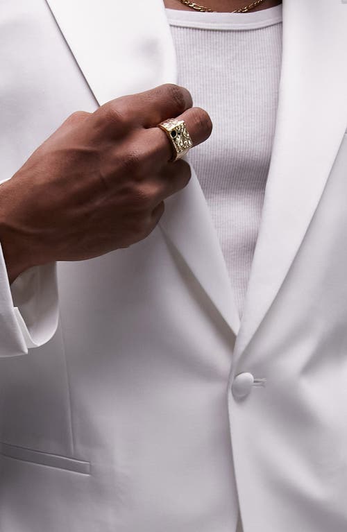 Shop Topman Slim Fit Tuxedo Jacket In White