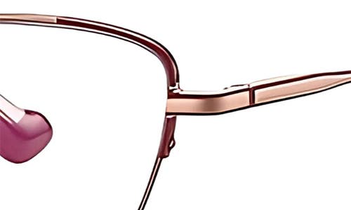 Fifth & Ninth Cora 54mm Cat Eye Blue Light Blocking Glasses In Gold