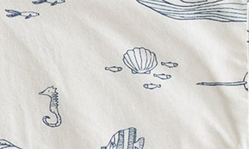 Pehr Organic Cotton Hooded Towel Poncho In Life Aquatic