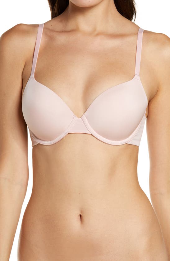 B.tempt'd By Wacoal Fit Underwire Bra In Silver Pink