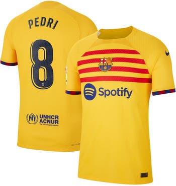 Gladys rosado Tendero Nike Men's Nike Pedri Yellow Barcelona 2022/23 Fourth Vapor Match Authentic  Player Jersey | Nordstrom
