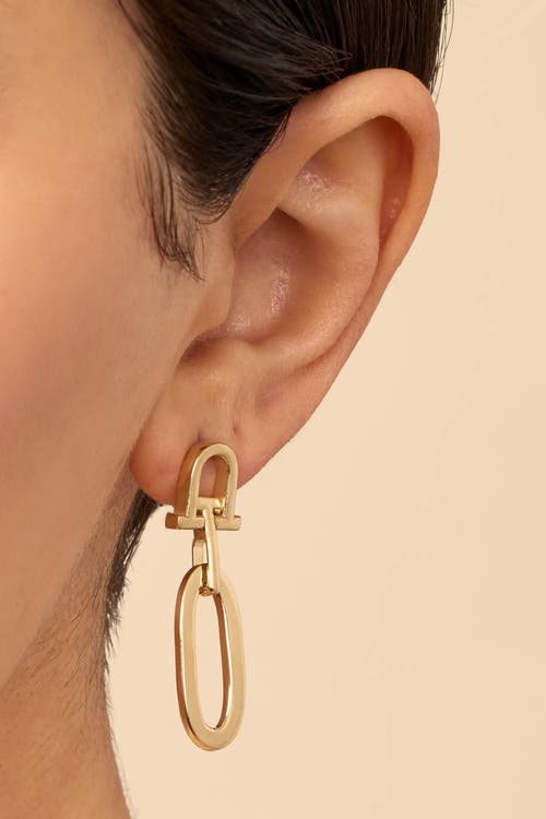 Shop Oradina 14k Yellow Gold Maison Drop Earrings