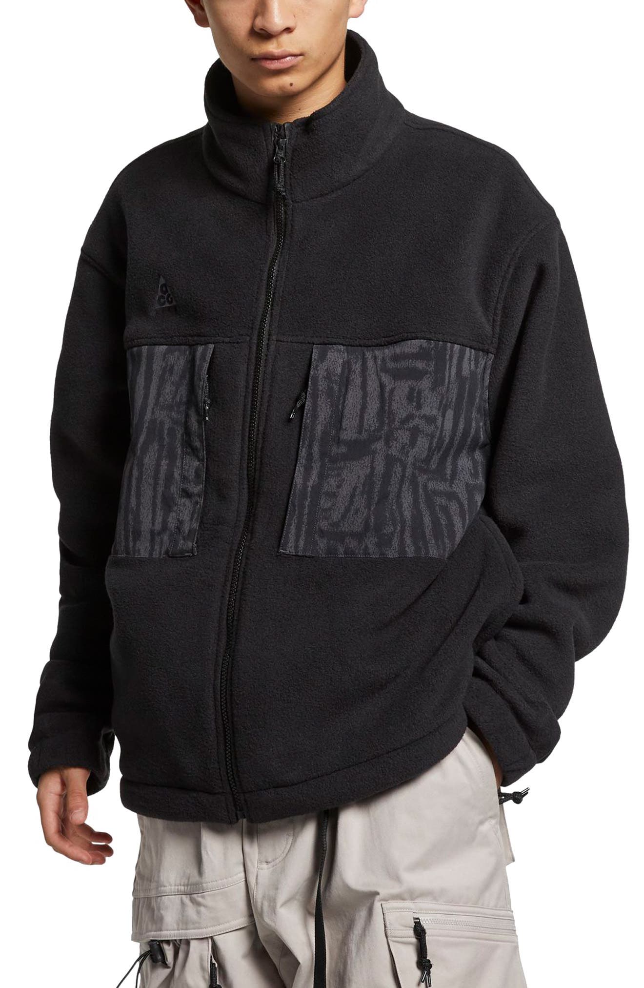 Nike Acg Fleece Jacket, Black