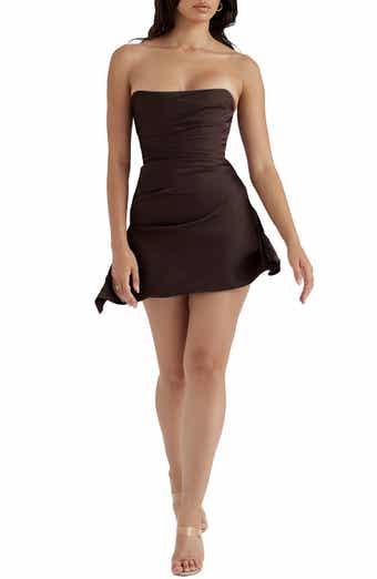 House of CB - Melia Nightshade Corset Mini Dress • Curated By KT
