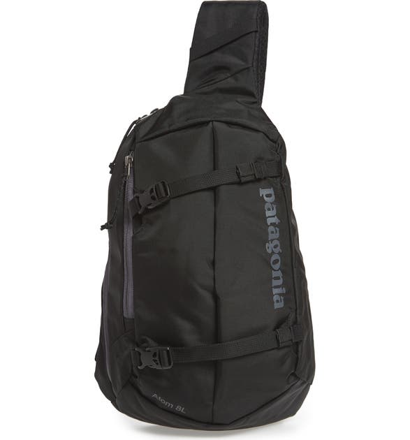 Click to view more detailed imagery on our partner's website Patagonia Atom 8L Sling Backpack - Black