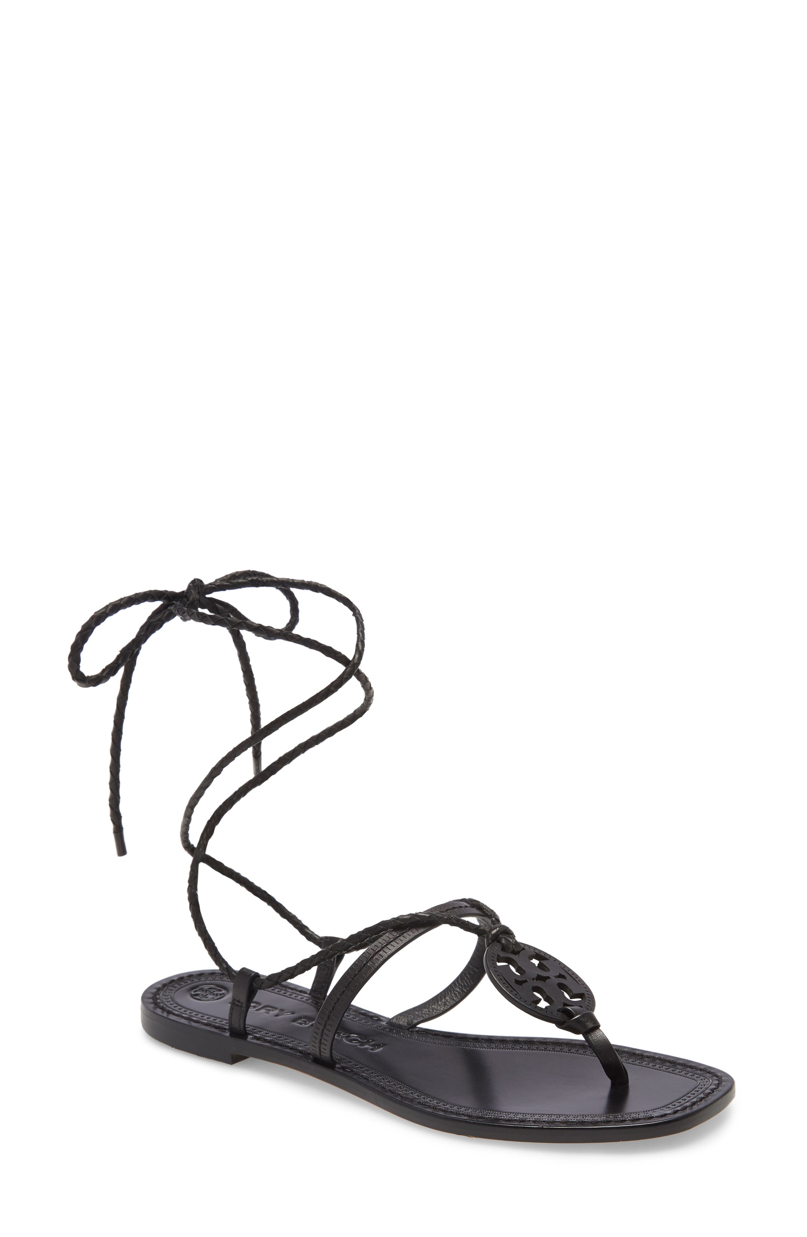 Tory Burch Miller Braided Ankle Tie 