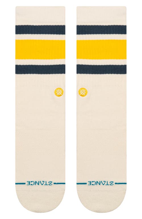 Shop Stance Boyd Crew Socks In Cream