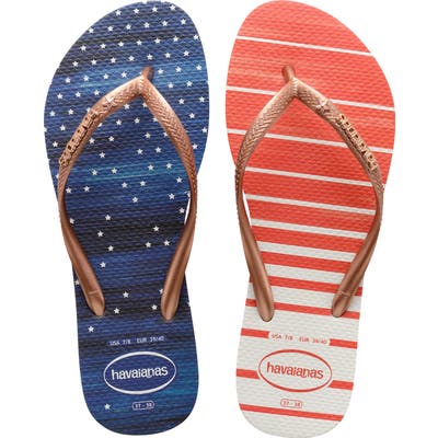 Havaianas Slim Usa Watercolor Flip Flop