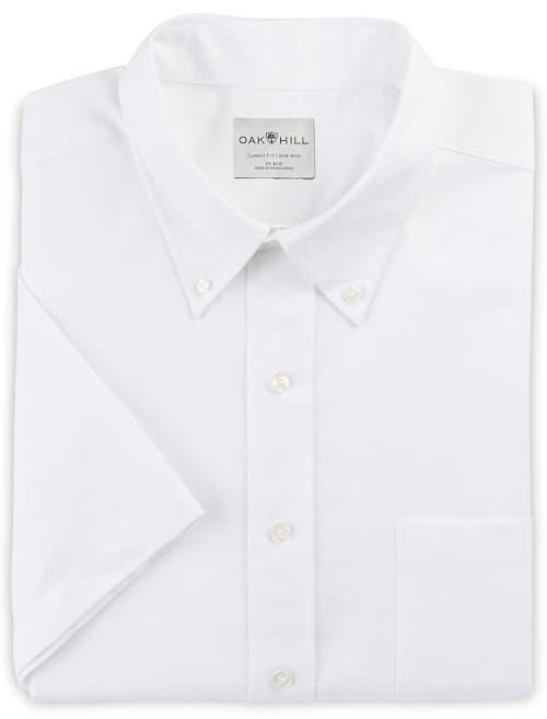 Oak Hill Pinpoint Dress Shirt In White
