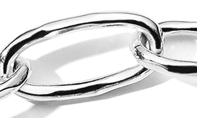 Ippolita Classico Faceted Oval Link Necklace In Silver