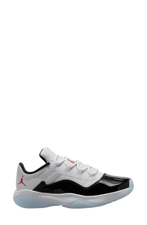 Shop Jordan Air  11 Cmft Low Sneaker In White/red/black