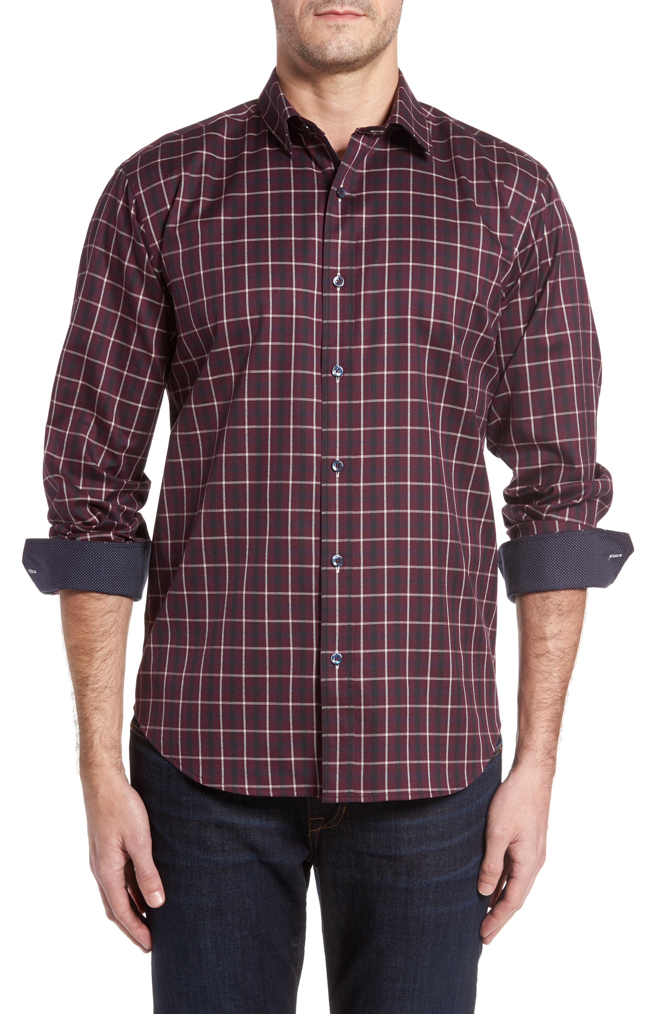 bugatchi slim fit shirts