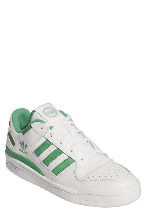 Adidas Originals Adidas Forum Court Sneaker In White/preloved Green/white