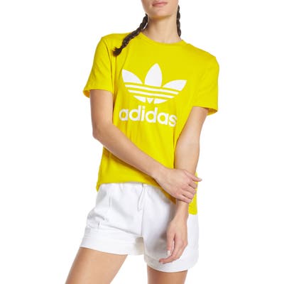 Adidas Trefoil Tee, Yellow