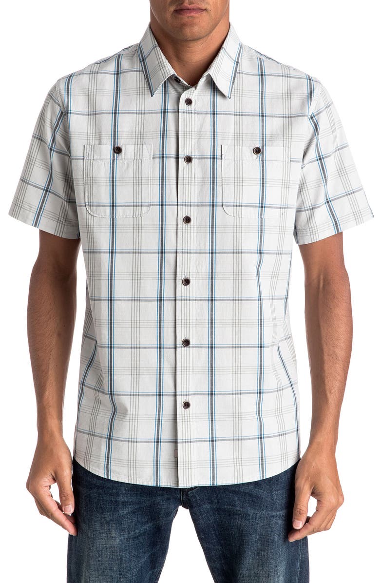 Quiksilver Waterman Collection Reform Tailored Fit Plaid Sport Shirt ...